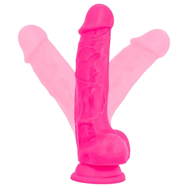 Blush Neo - tapadókorongos dildó - 19 cm (pink)