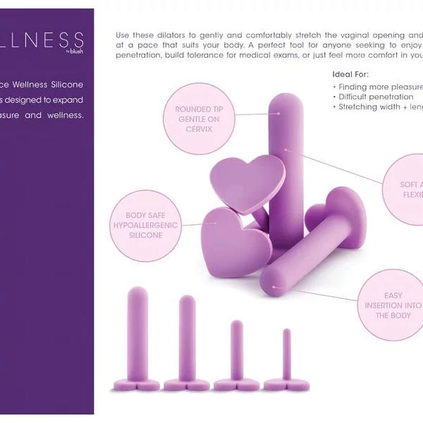 Blush Wellness - hüvely tágító szett (lila)