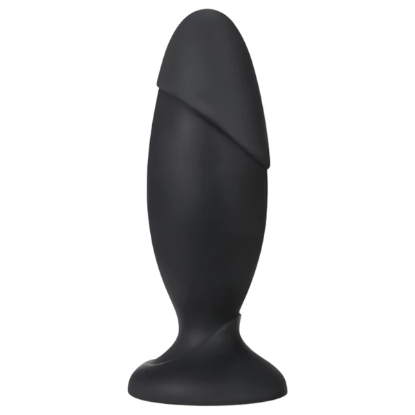 Anal Adventures Platinum Rocket - nagy anál plug (fekete)