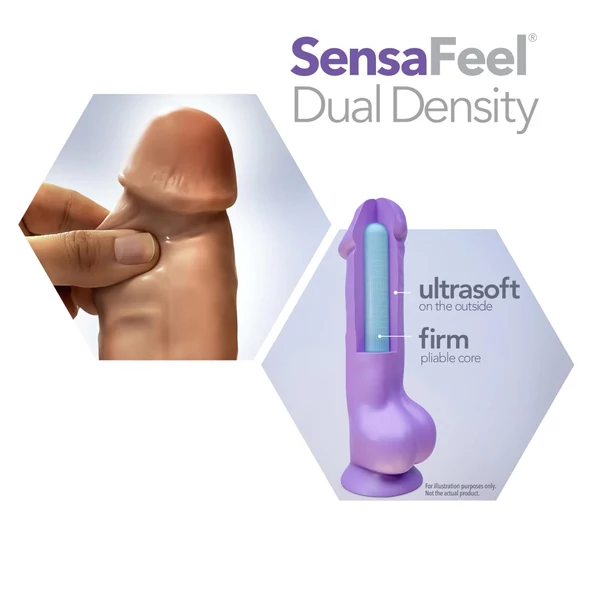 Blush Chub - élethű, tapadótalpas dildó - 18 cm (natúr)