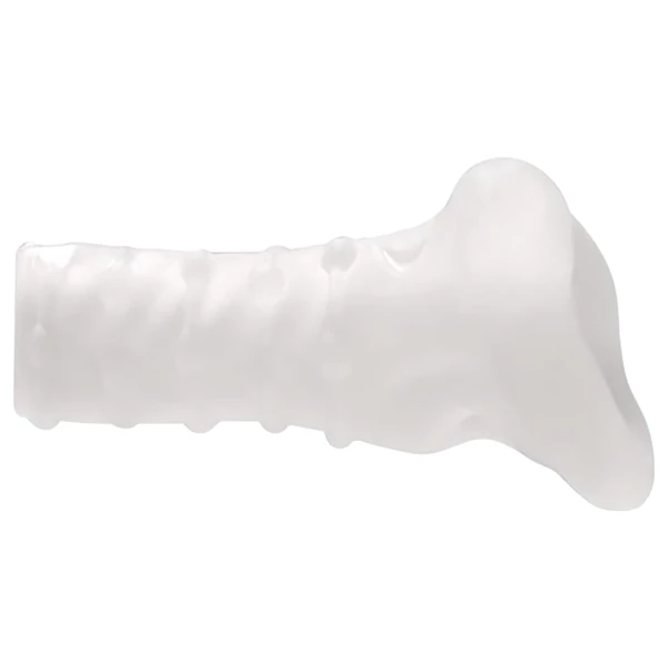 Perfect Fit Breeder - nyitott péniszköpeny (10 cm, fehér)