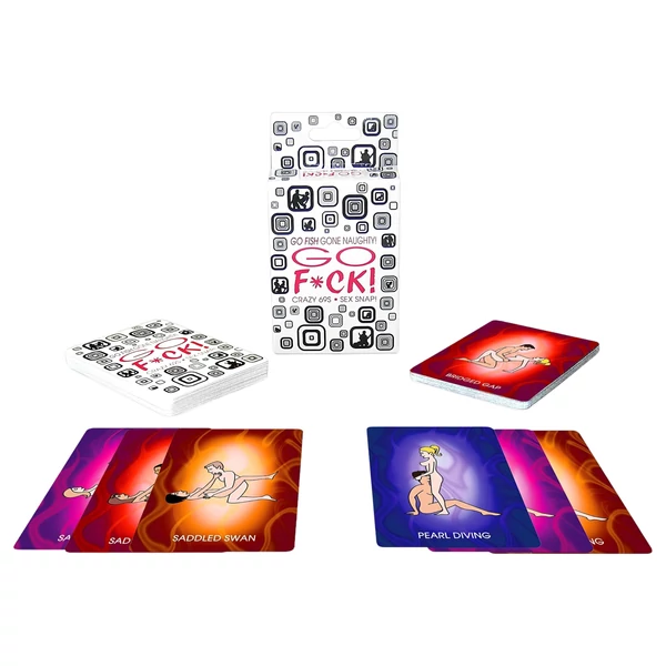 GO F*CK - Kama Sutra kártya (52 db)