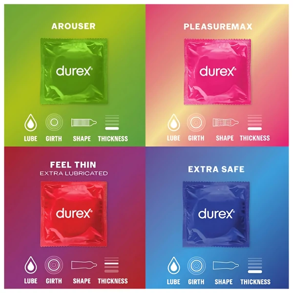 Durex Surprise Me - óvszer csomag (40 db)