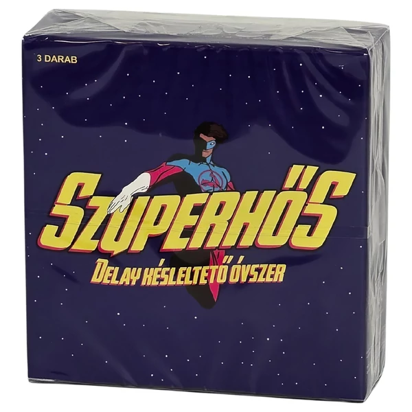 Szuperhős - késleltető hatású óvszer (3 db)