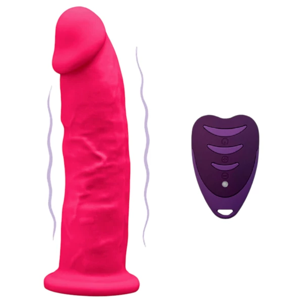 Silexd - tapadókorongos vibrátor távirányítóval (pink)
