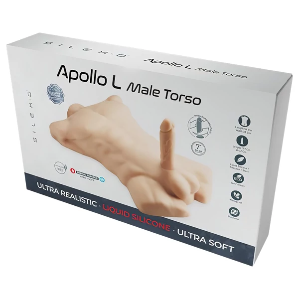 Silexd Apollo - férfi torzó (natúr)