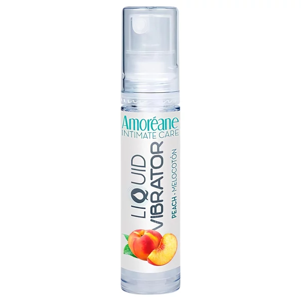 Amoréane - folyékony vibrátor izgató síkosító őszibarack (10ml)
