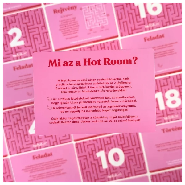 Hot Room - erotikus szabadulószoba társasjáték