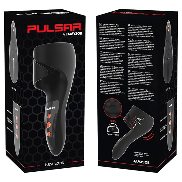 JamyJob - pulzáló makkvibrátor (fekete)