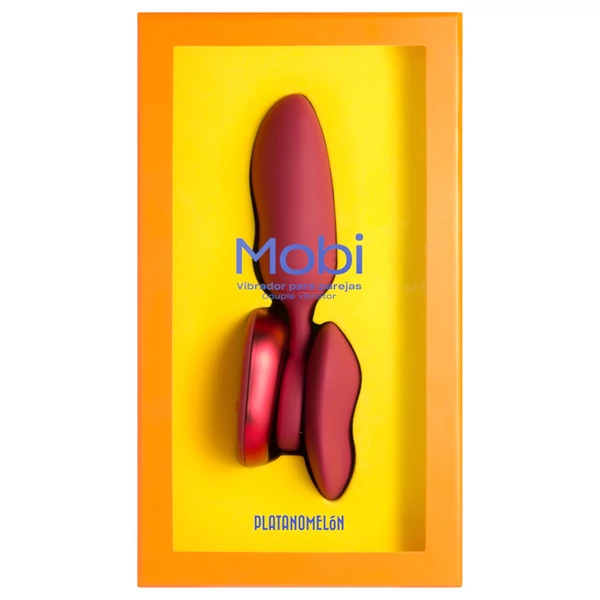 Platanomelón Mobi - 2 részes vibrátor szett - (piros)