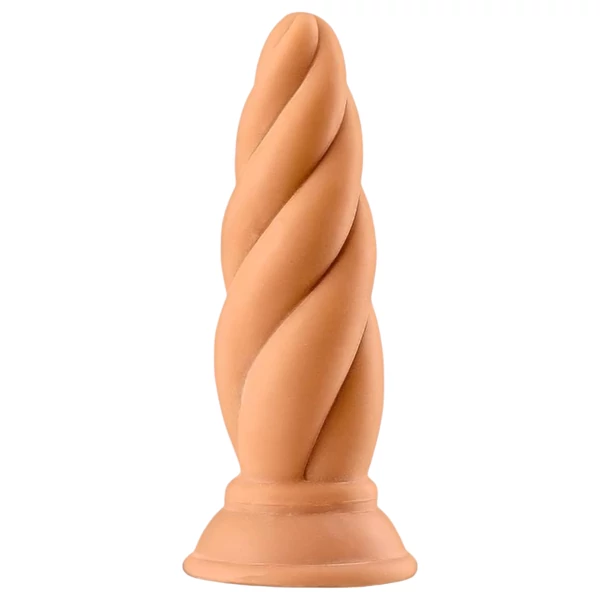 Max & Co Felix - csavaros anál plug - 15 cm (natúr)
