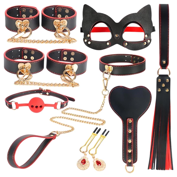 INTOYOU - BDSM kezdő szett - 7 részes (fekete)