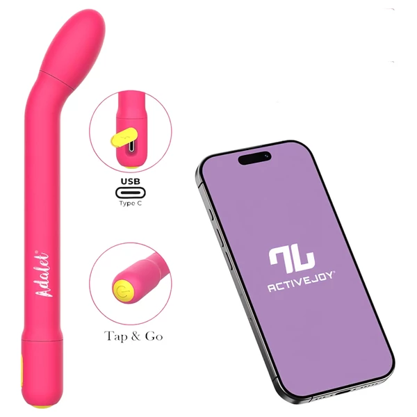 Adalet Gently - okos G-pont és prosztata vibrátor (pink)