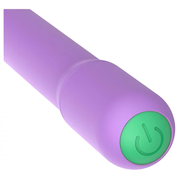 Adalet Gently - App-vezérelt G-pont és prosztata vibrátor (lila)