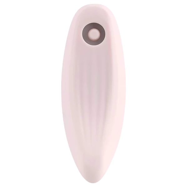 Playboy Palm - akkus, vízálló 2in1 csikló vibrátor (pink)