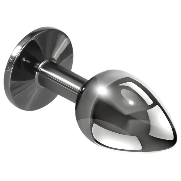 Playboy Tux - butt plug - kicsi (ezüst)