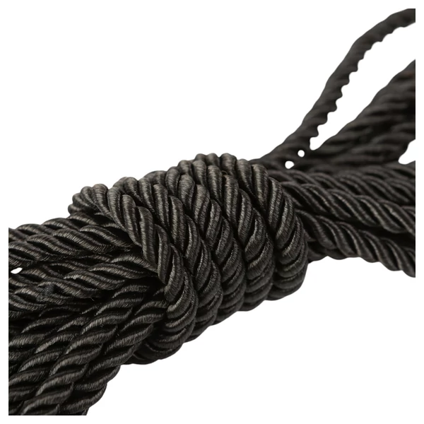 Sei Mio - bondage kötél (10 m, fekete)