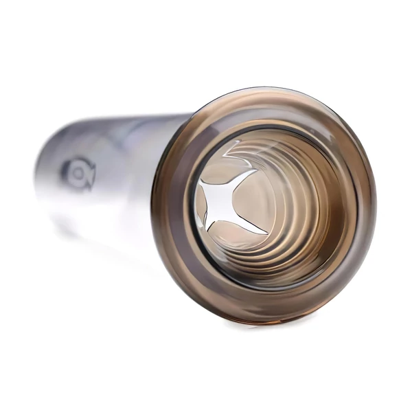 Tom Heavy Duty - péniszpumpa fém pumpakarral (átlátszó)