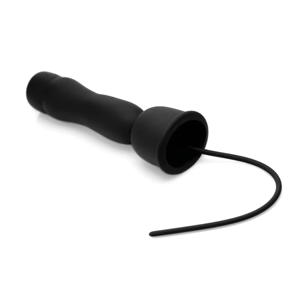 Trinity Vibes - 2in1 dilator és makkvibrátor (fekete)