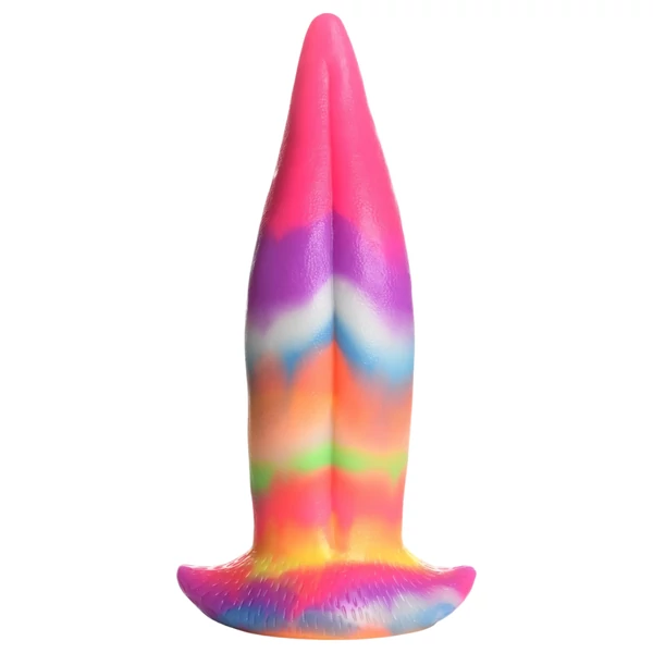 Creature Cocks Tongue - világító szilikon dildó - 21 cm