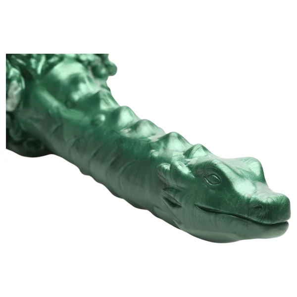 Creature Cocks Cockness Monster - szilikon dildó (zöld)