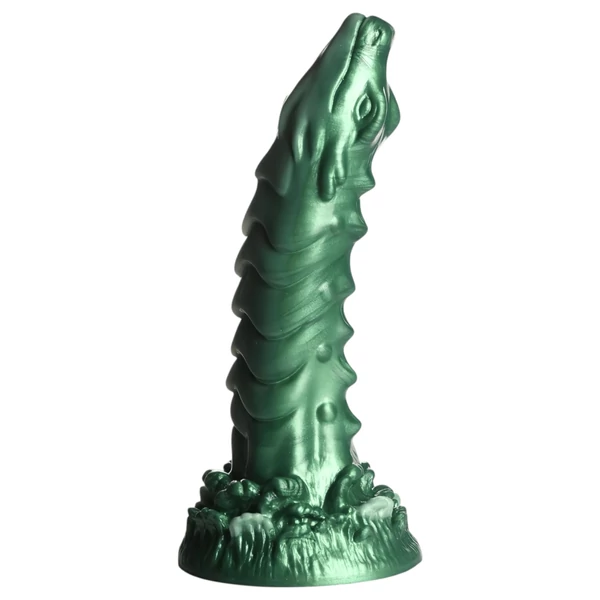 Creature Cocks Cockness Monster - szilikon dildó (zöld)