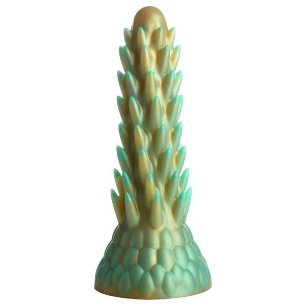 Creature Cocks Stegosaurus - szilikon dildó - 20cm (zöld)
