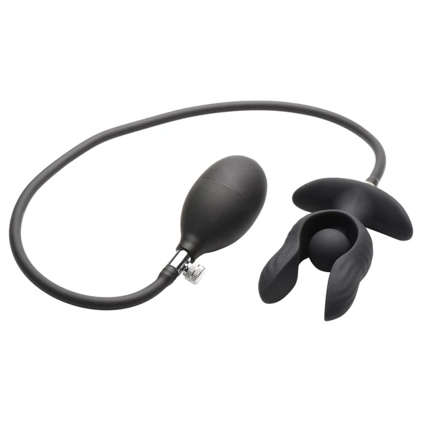 XR Brands - felpumpálható vibrációs anál plug (fekete)