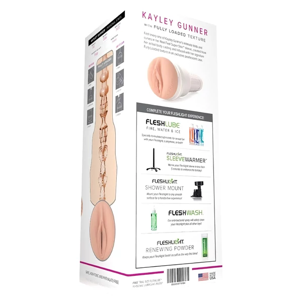 Fleshlight Kayley Gunner - élethű vagina (natúr)