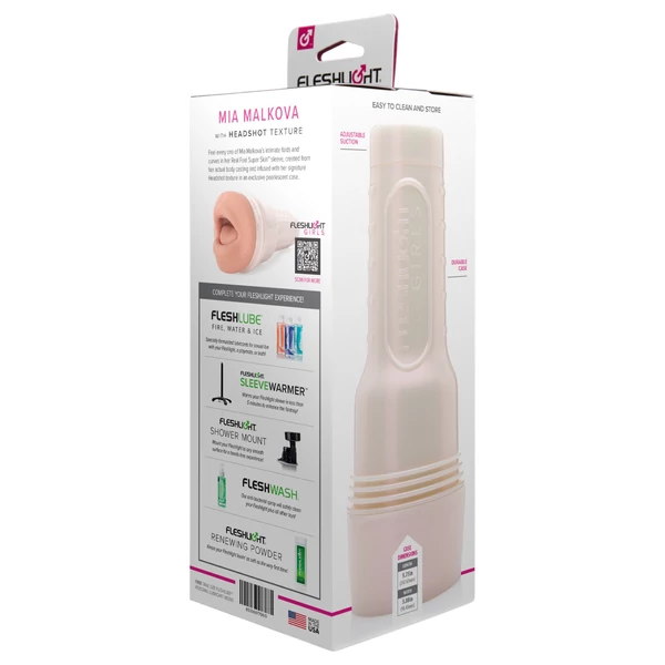 Fleshlight Mia Malkova - élethű műszáj maszturbátor (natúr)