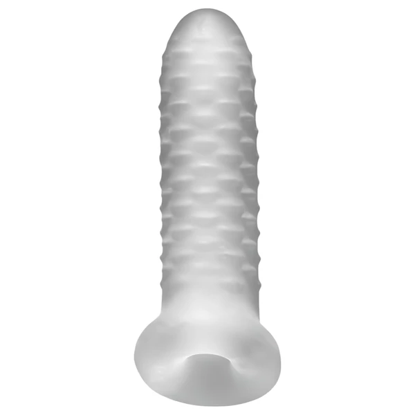 Perfect Fit - Fat Boy Checker Box - péniszköpeny (15 cm, fehér)