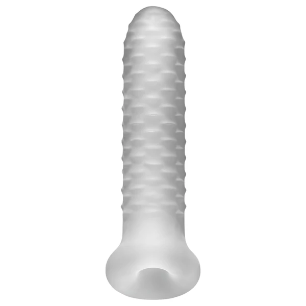 Perfect Fit - Fat Boy Checker Box - péniszköpeny (17 cm, fehér)