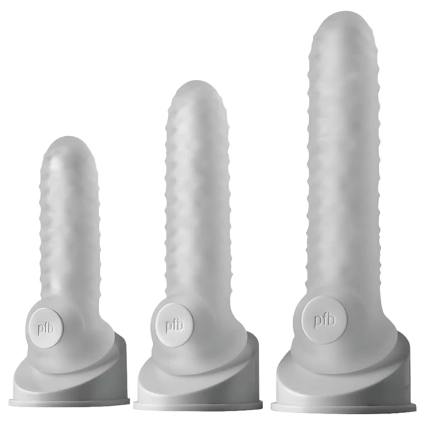 Fat Boy Checker Box - péniszköpeny (17cm) - fehér