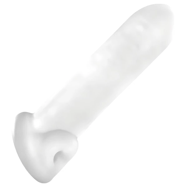 Perfect Fit - Fat Boy Original Ultra Fat - péniszköpeny (19 cm, fehér)