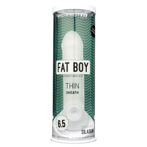 Fat Boy Thin - péniszköpeny (17cm) - fehér