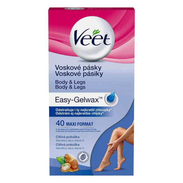 Veet Easy Strip - hideggyanta szalagok - érzékeny bőrre (40db)