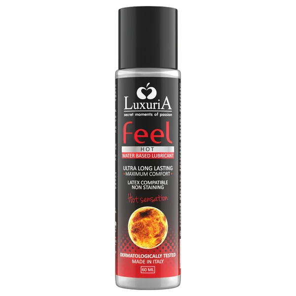 LuxuriA Feel Hot - melegítő hatású síkosító (60 ml)