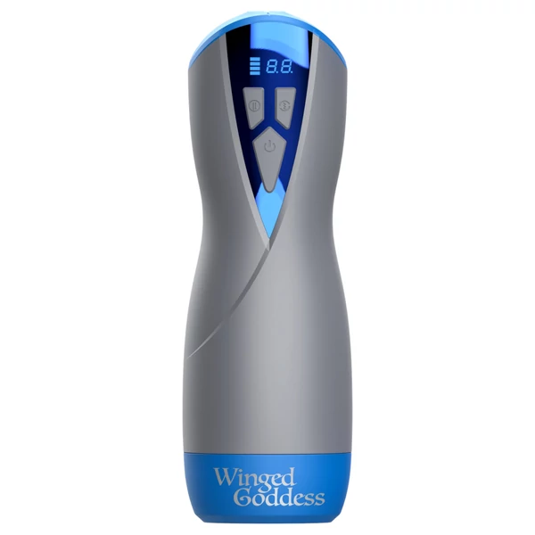 Masturs Eloa - szívó-rezgő AR maszturbátor (szürke)