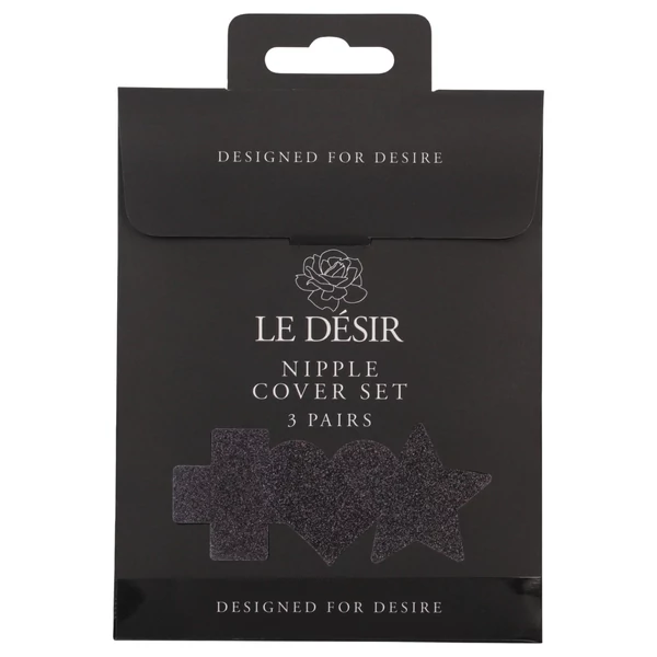 Le Désir - bimbómatrica szett - 3 pár (fekete)