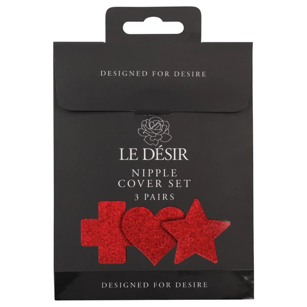 Le Désir - bimbómatrica szett - 3 pár (piros)
