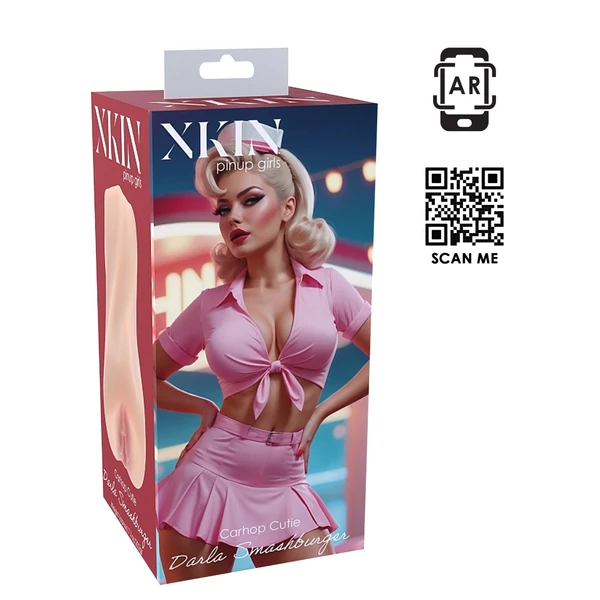 XKIN Cutie Darla - élethű műpunci maszturbátor (natúr)