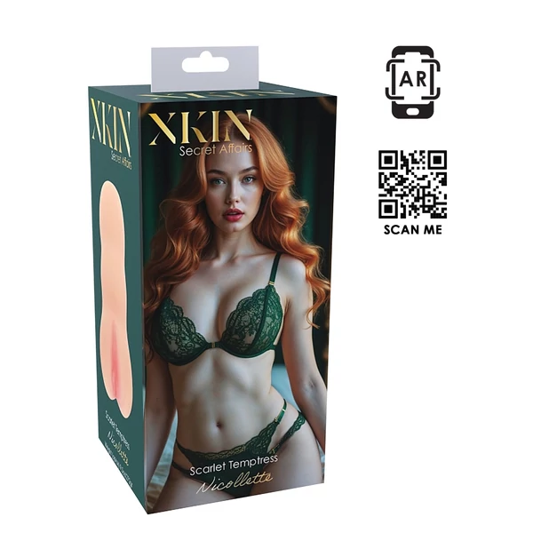 XKIN Temtress Nicolette - élethű műpunci maszturbátor (natúr)