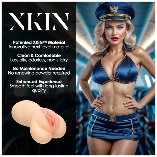 XKIN Lexi Cockpit - élethű műpunci maszturbátor (natúr)