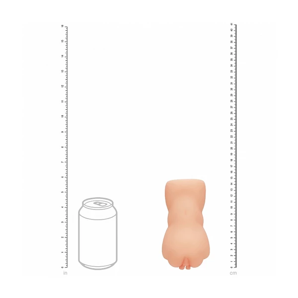 XKIN Sweet Delilah - élethű műpunci maszturbátor (natúr)