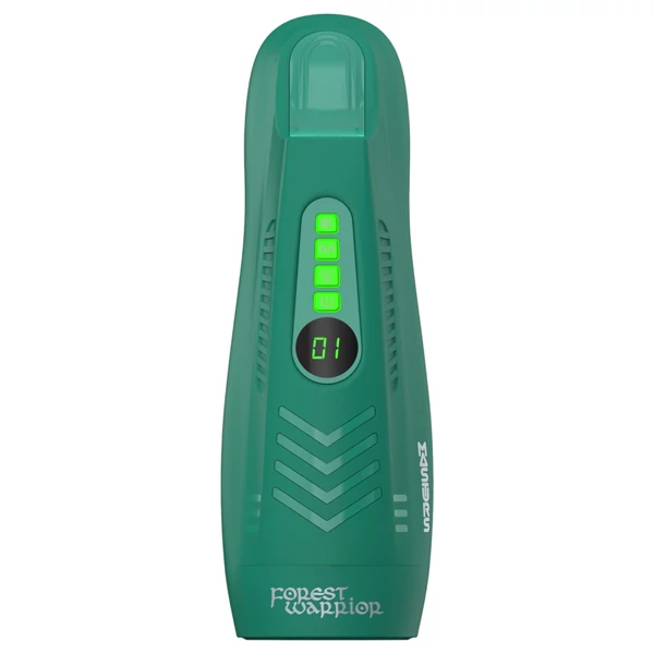 Masturs Ayla - nyögő szívó-rezgő AR maszturbátor (zöld)