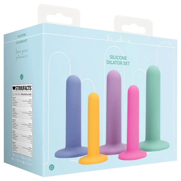 Loveline - dildó trainer szett - 5 db (színes)
