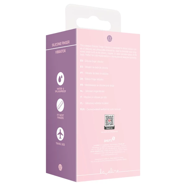 Loveline - bordázott ujjvibrátor (pink)