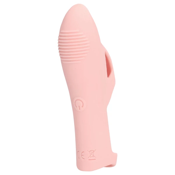 Loveline - bordázott ujjvibrátor (pink)