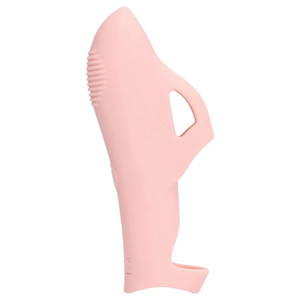 Loveline - bordázott ujjvibrátor (pink)