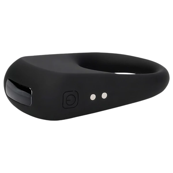 Loveline - akkus, vibrációs péniszgyűrű (fekete)